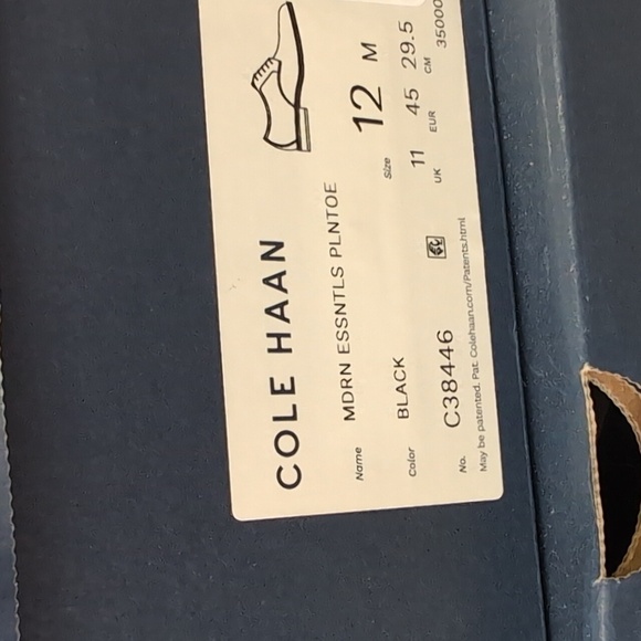 Cole Haan Men's Modern Essentials Leather Plain Toe Oxfords - Picture 11 of 12